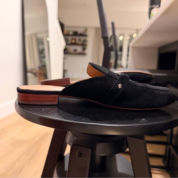 Franco Sarto Black Suede Mules - Picture 5 of 5